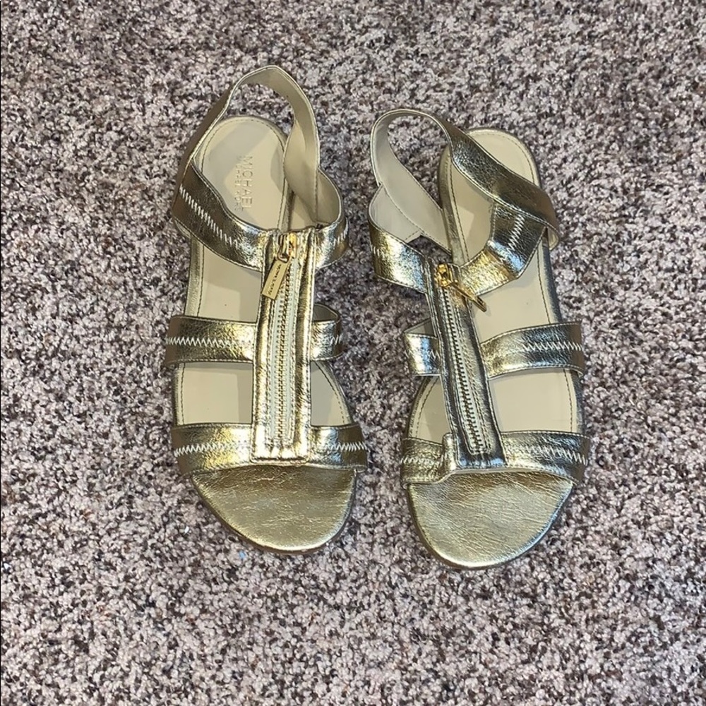 gold MK sandals🐛